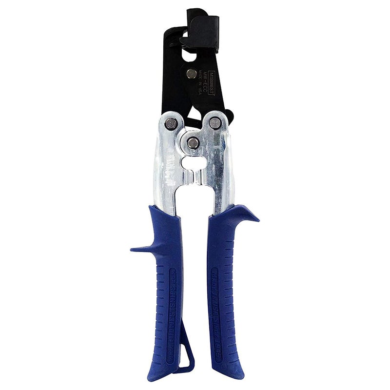 Midwest Snips MIDWEST Gutter End Cap Crimper - End-Cap to Gutter Tempered Steel Crimper with Adjustable Throat Depth & Heavy Duty Steel - MW-ECC - Image 1